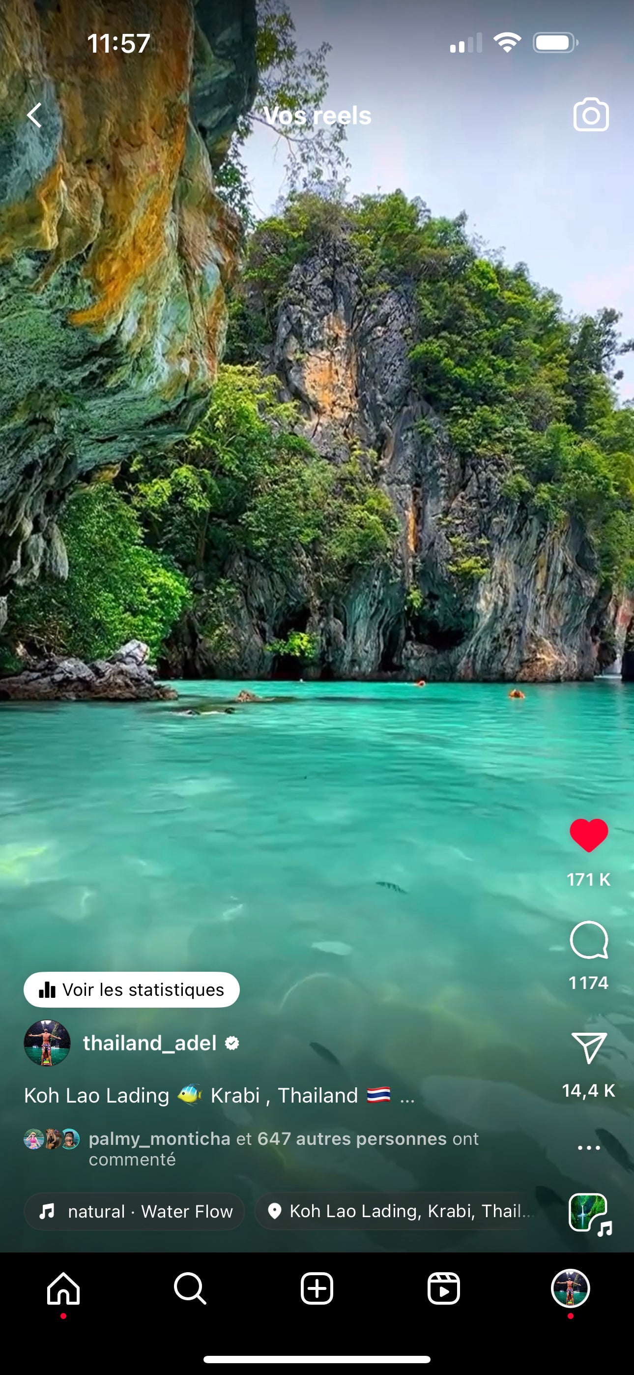002 Koh Lao Lading fish in turquoise water