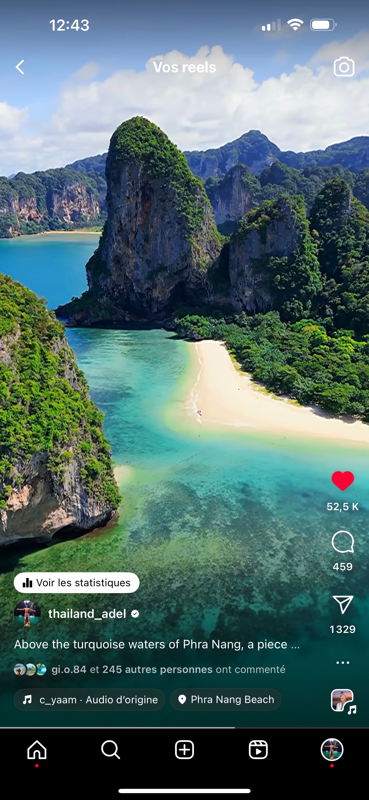 003 Phra Nang Beach Drone Morning