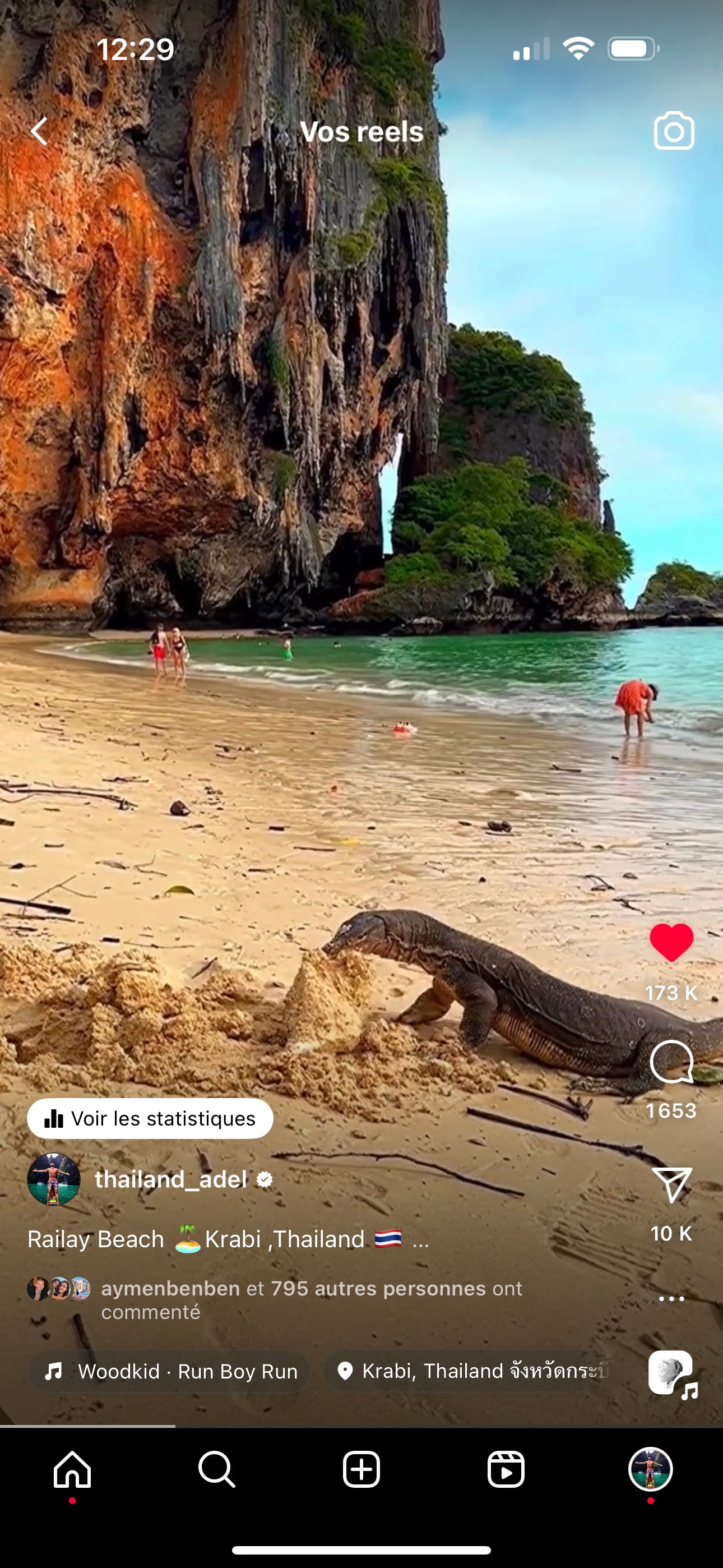 001 Phra Nang Beach Monitor Lizard