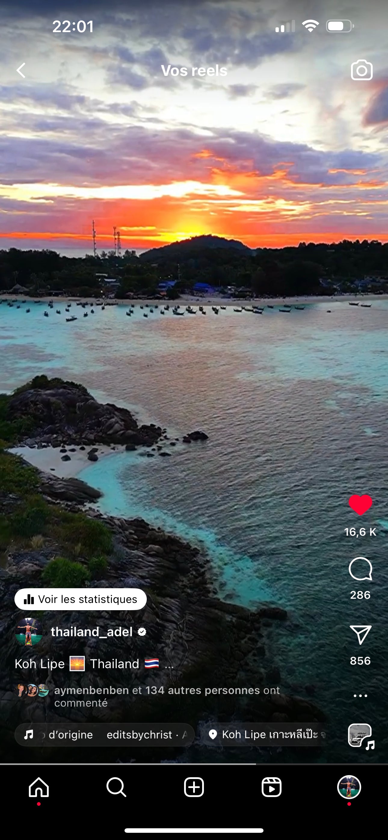004 Koh Lipe Sunset drone